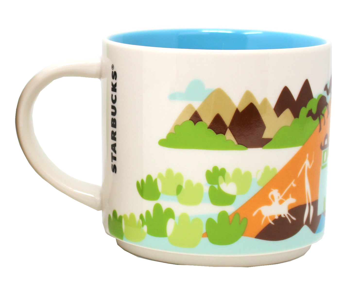 Starbucks You Are Here Series Yinchuan Ceramic Mug, 14 Oz