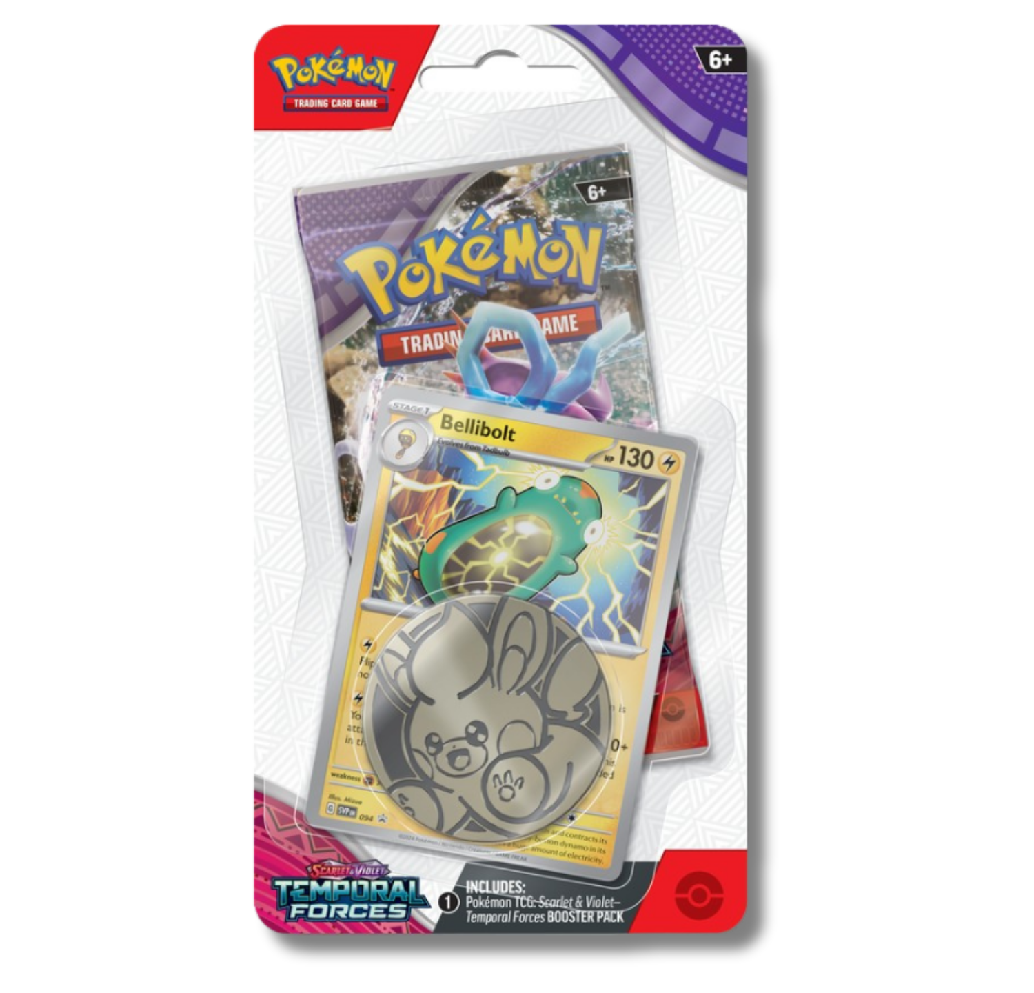 Pokemon Scarlet & Violet Temporal Forces Checklane Blister | Bellibolt