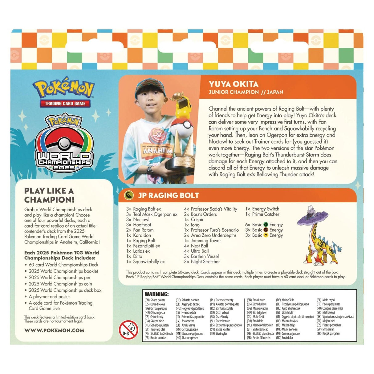 Pokemon TCG: 2025 World Championships Deck | Yuya Okita