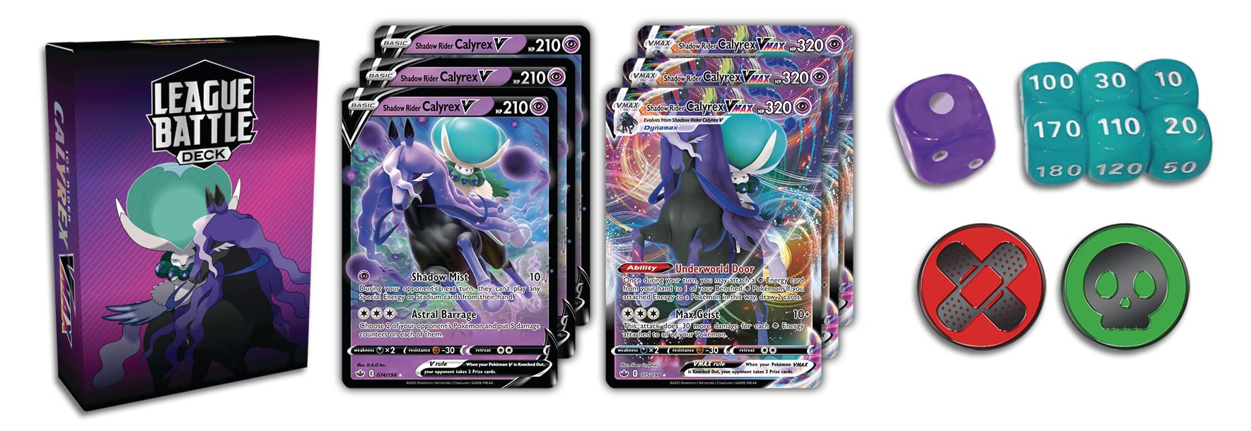 Pokémon TCG: Shadow Rider Calyrex VMAX League Battle Deck