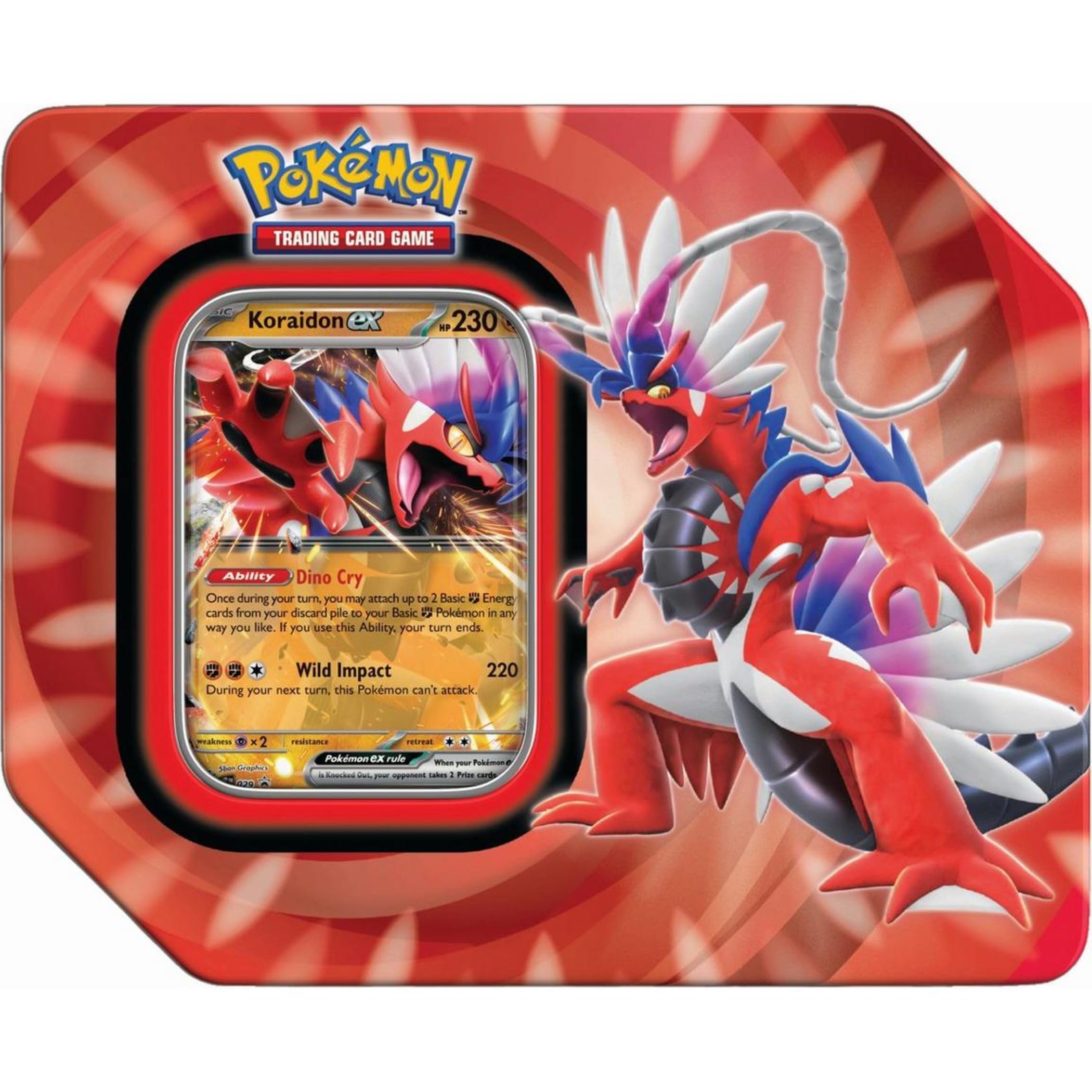 Pokemon Paldea Legends | Summer Tin | Koraidon