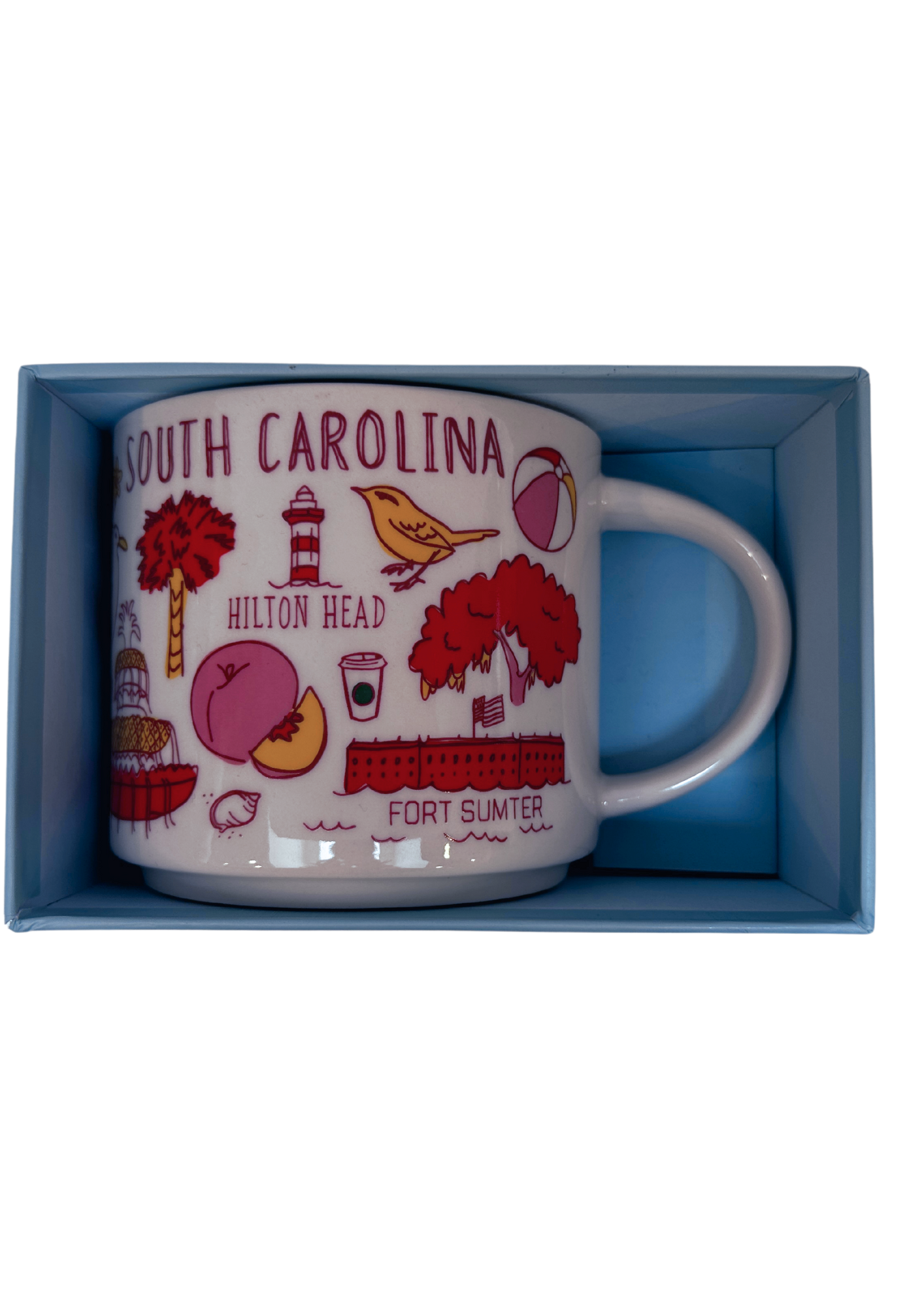 Starbucks Been There Series South Carolina Ceramic Mug, 14 Oz