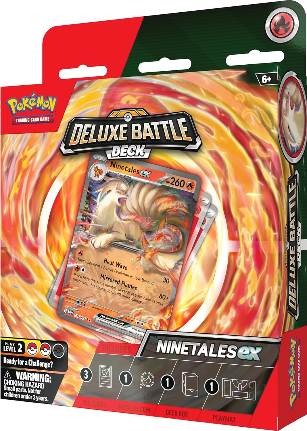 Pokemon Ninetales ex Deluxe Battle Deck