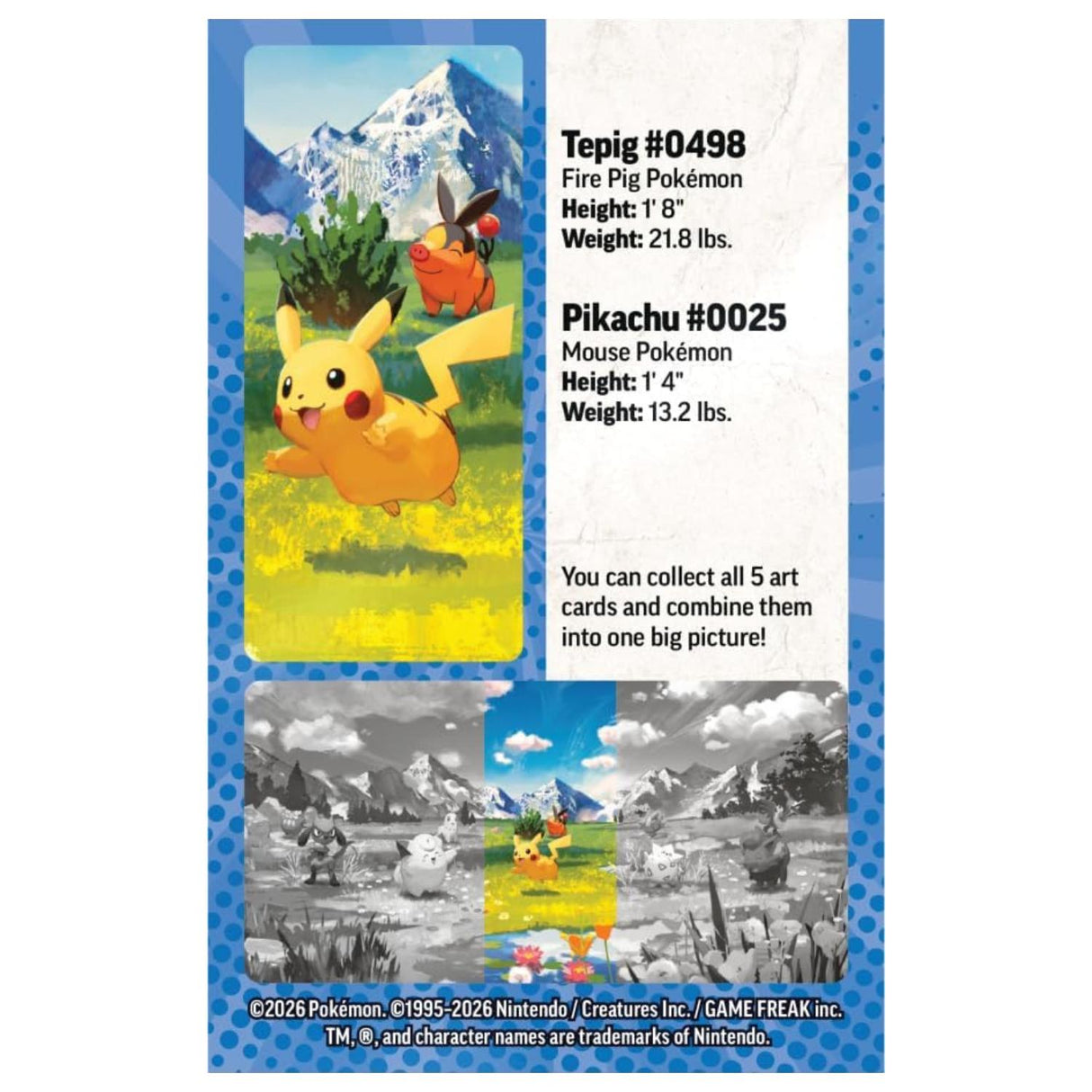 Pokemon ME2.5 Ascended Heroes Mini Tin | Pickachu and Tepig