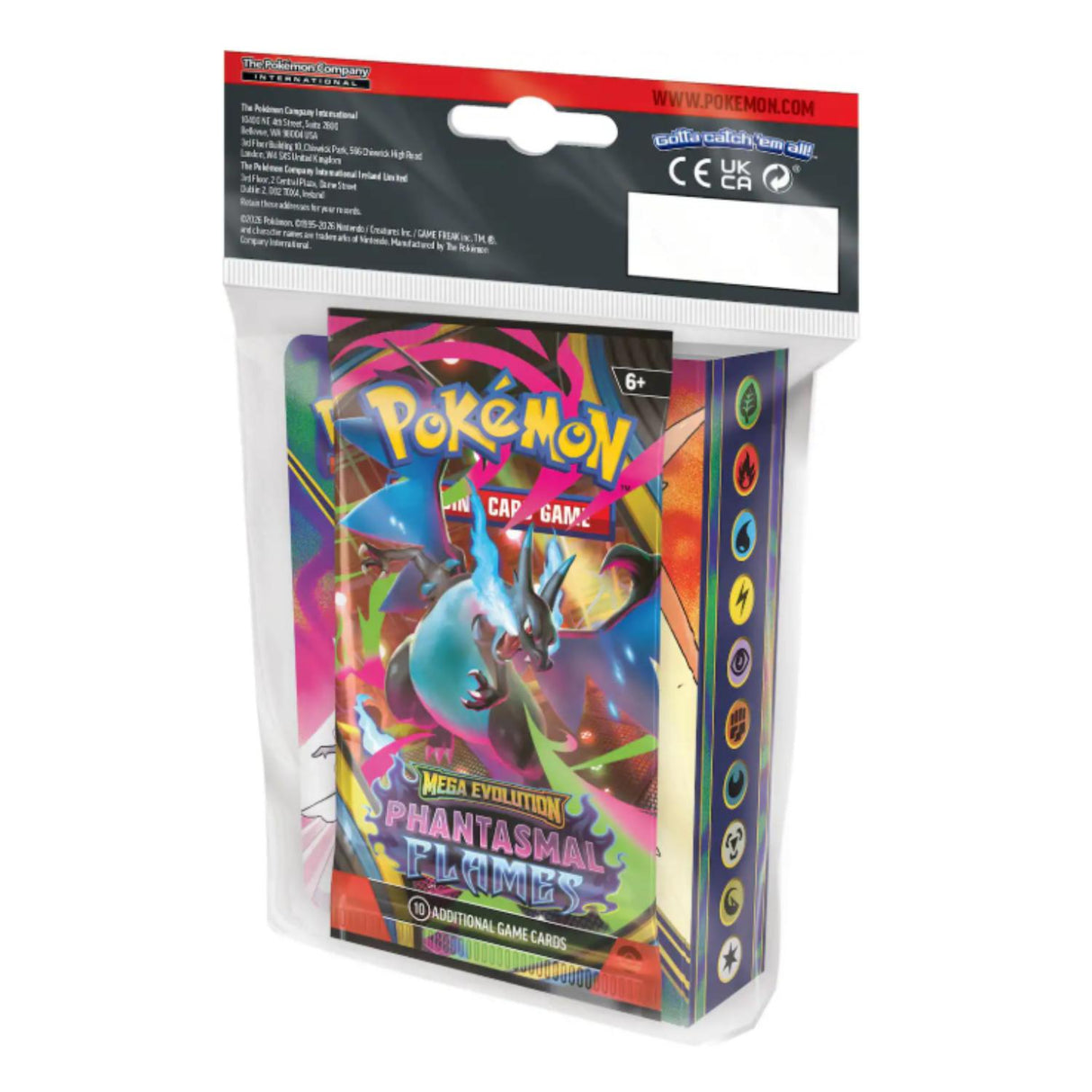 Pokemon TGC ME2 Phantasmal Flames Mini Portfolio | Mega Charizard X & Mega Gengar