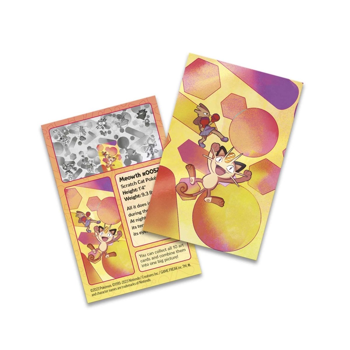 Pokemon TCG: Scarlet & Violet 151 Mini Tin | Meowth and Hitmonchan