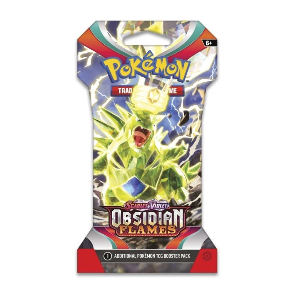 Pokemon Scarlet & Violet Obsidian Flames | 6 Sleeved Booster Packs