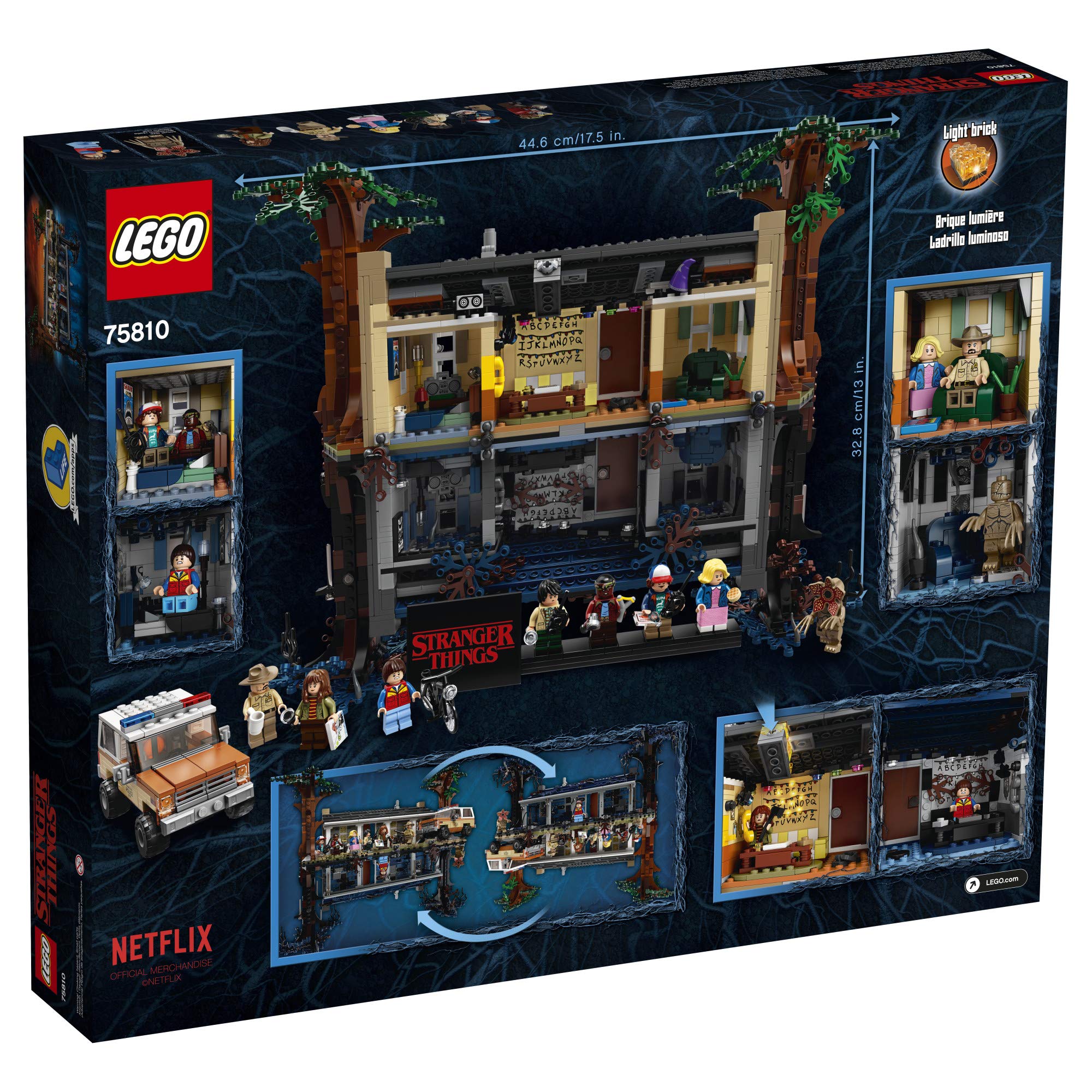 LEGO Stranger Things The Upside Down 75810 Building Kit, New 2019 (2,287 Pieces)