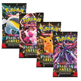 Pokemon SV4.5 Paldean Fates Art Set | 4 Booster Packs (One of Each Artwork)