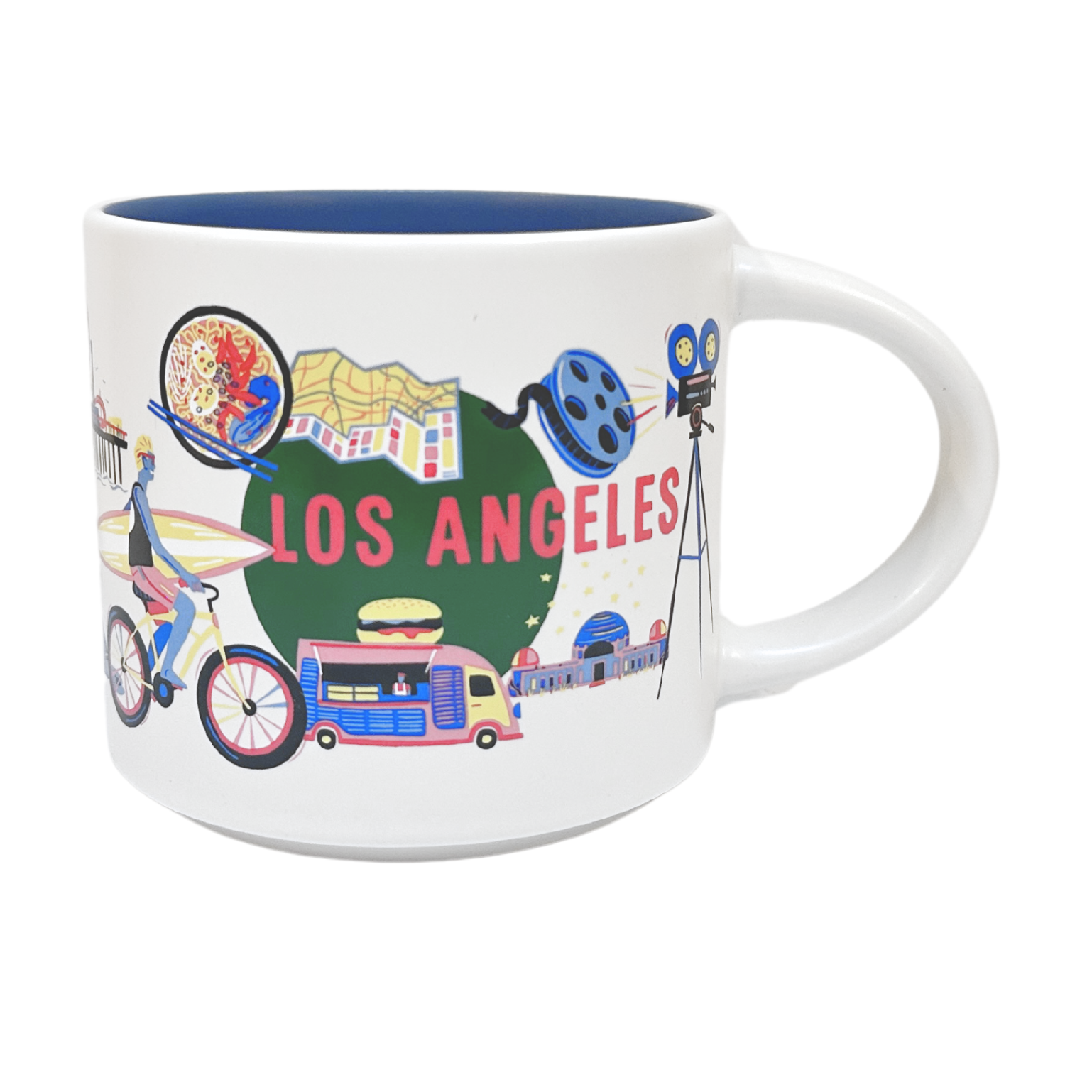 Starbucks Discovery Series Los Angeles Ceramic Mug, 14 Oz