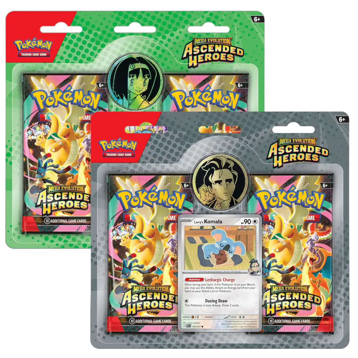 Pokemon ME2.5 Ascended Heroes 2-Pack Blisters | Erika and Larry (One of Each)