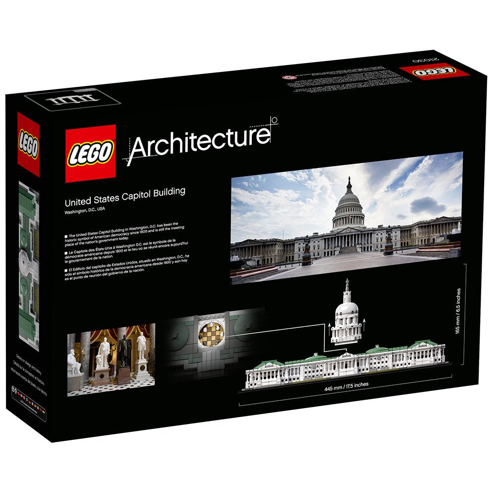 LEGO Architecture 21030 United States Capitol Building Kit (1032 Piece)