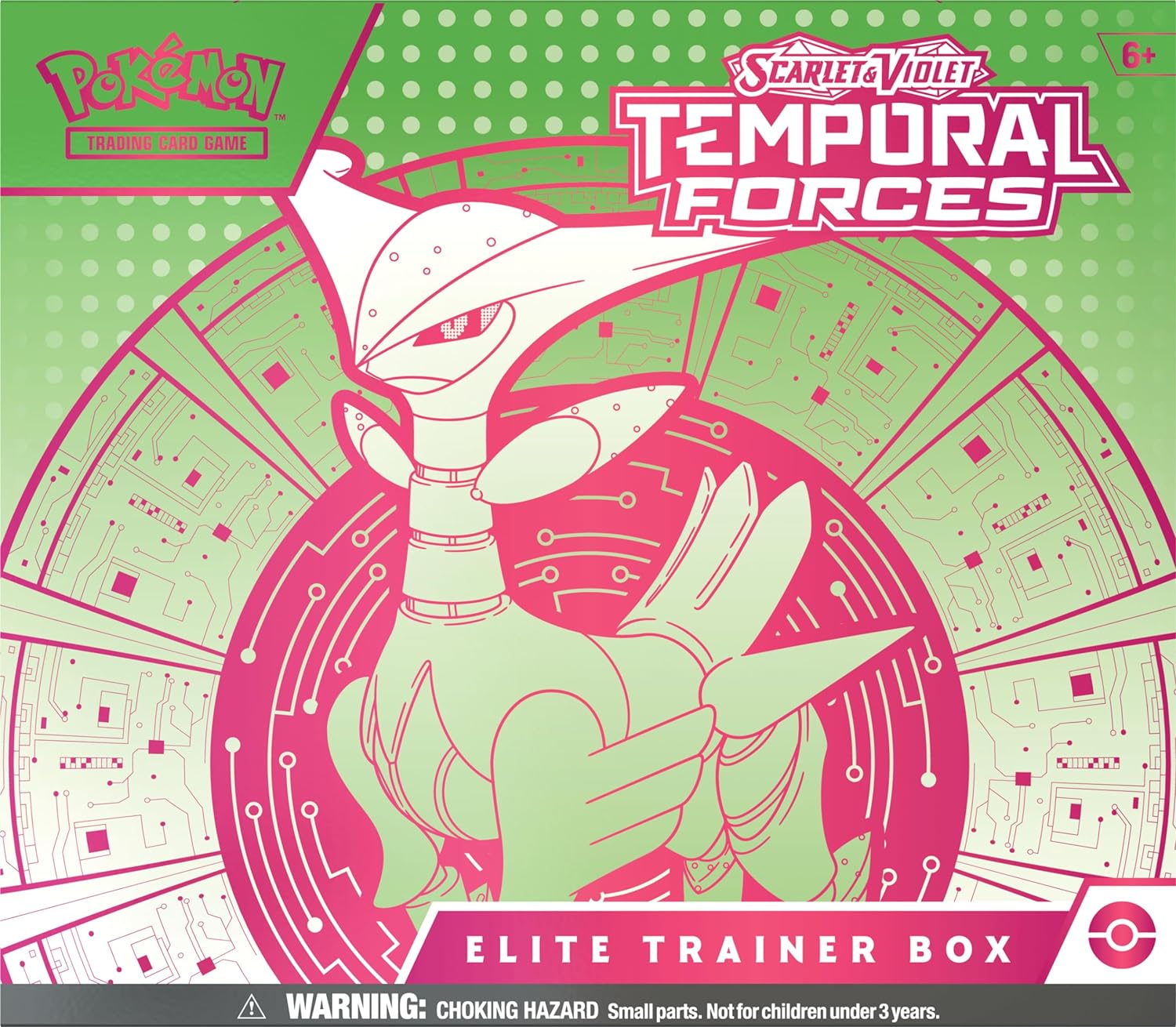 Pokemon Scarlet & Violet Temporal Forces Elite Trainer Box | Iron Leaves