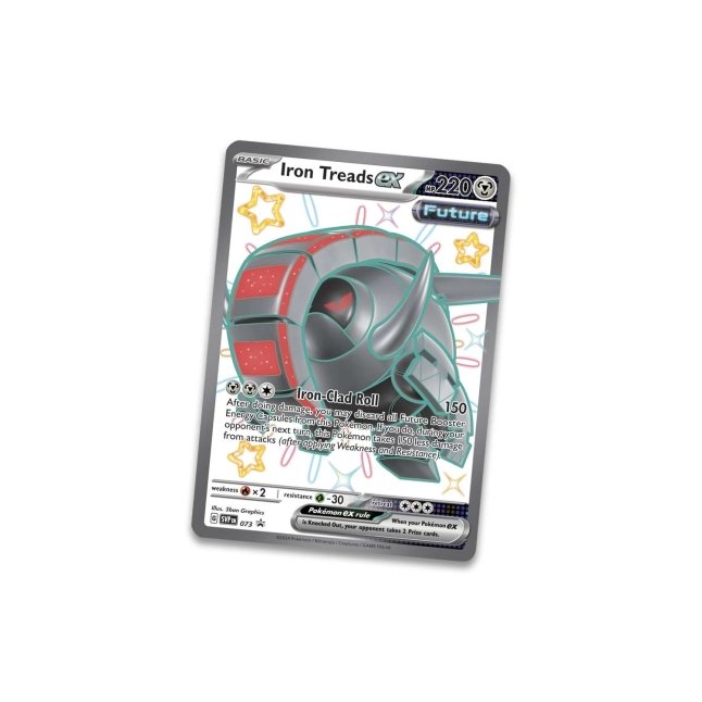 Pokemon Scarlet & Violet Paldean Fates Tin | Shiny Iron Treads ex