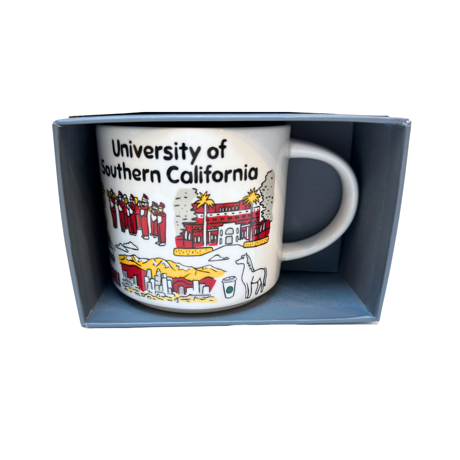 Starbucks Been There Series Campus Collection University of Southern California Ceramic Mug, 14 Oz