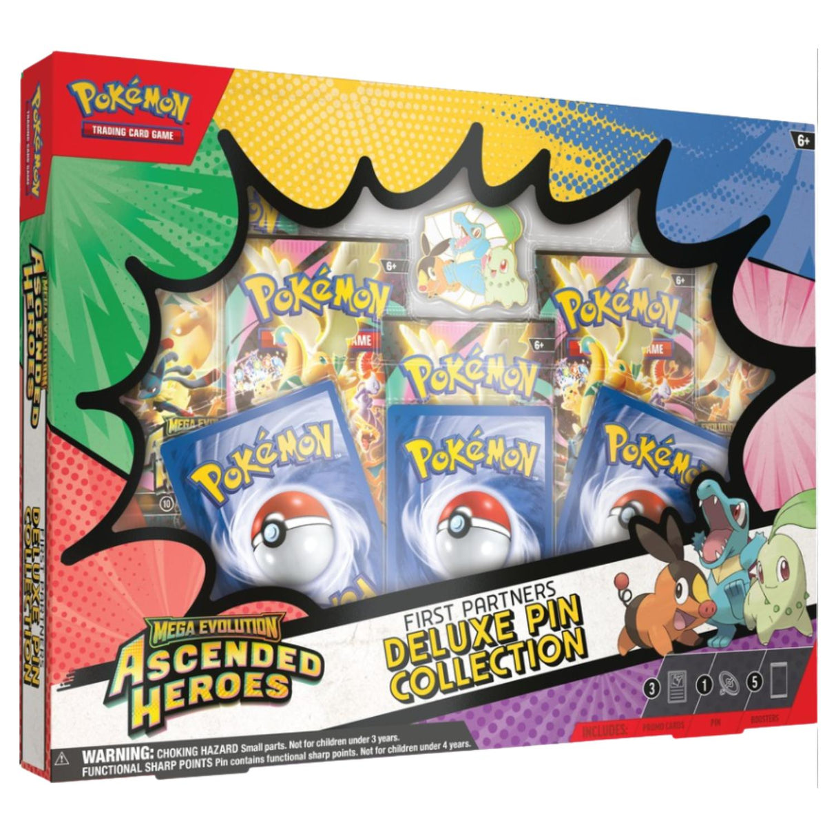 Pokemon ME2.5 Ascended Heroes First Partners Deluxe Pin Collection