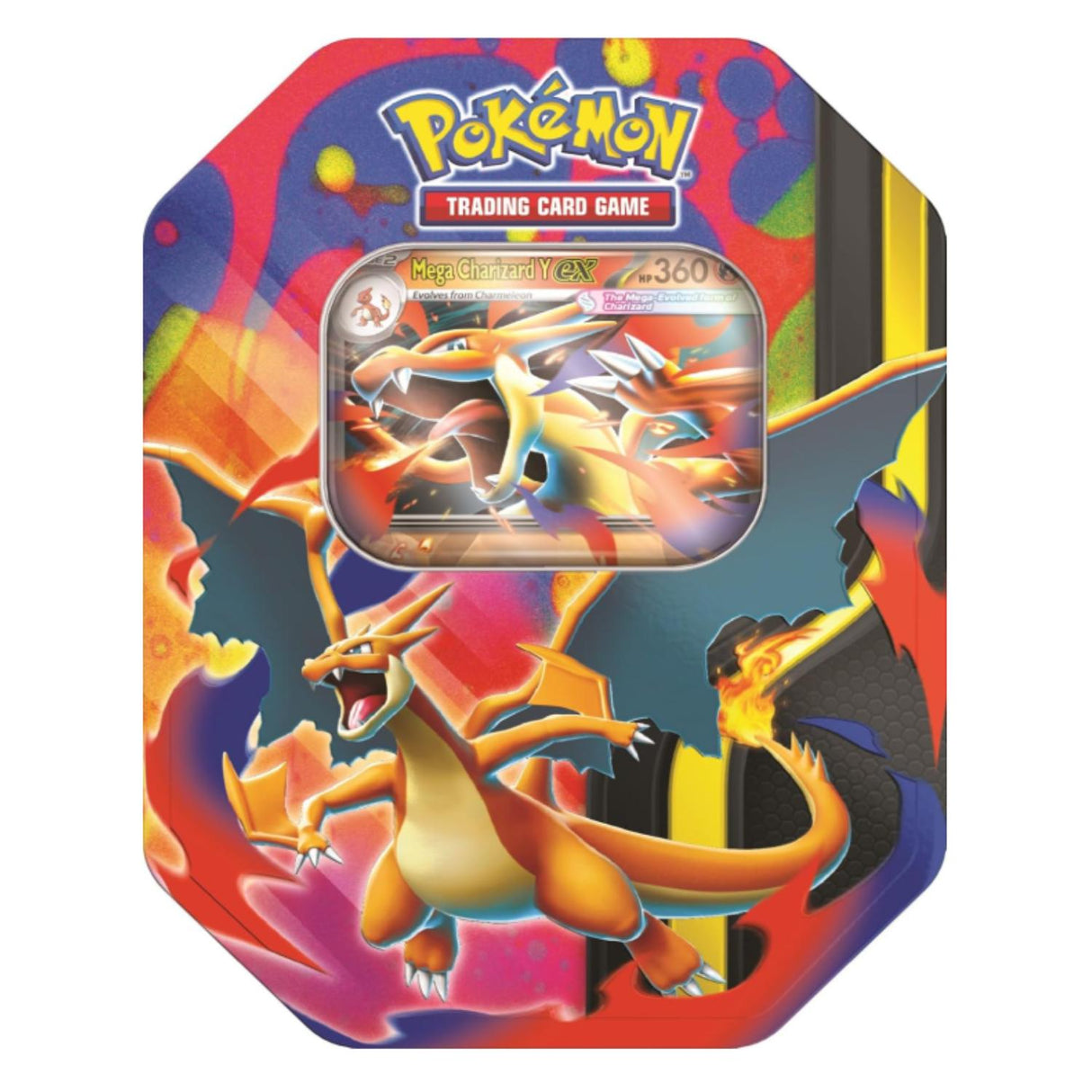 Pokemon TCG Mega Evolution Tin | Mega Charizard Y ex