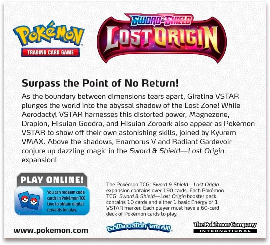 Pokemon Sword & Shield Lost Origin | 4 Booster Packs