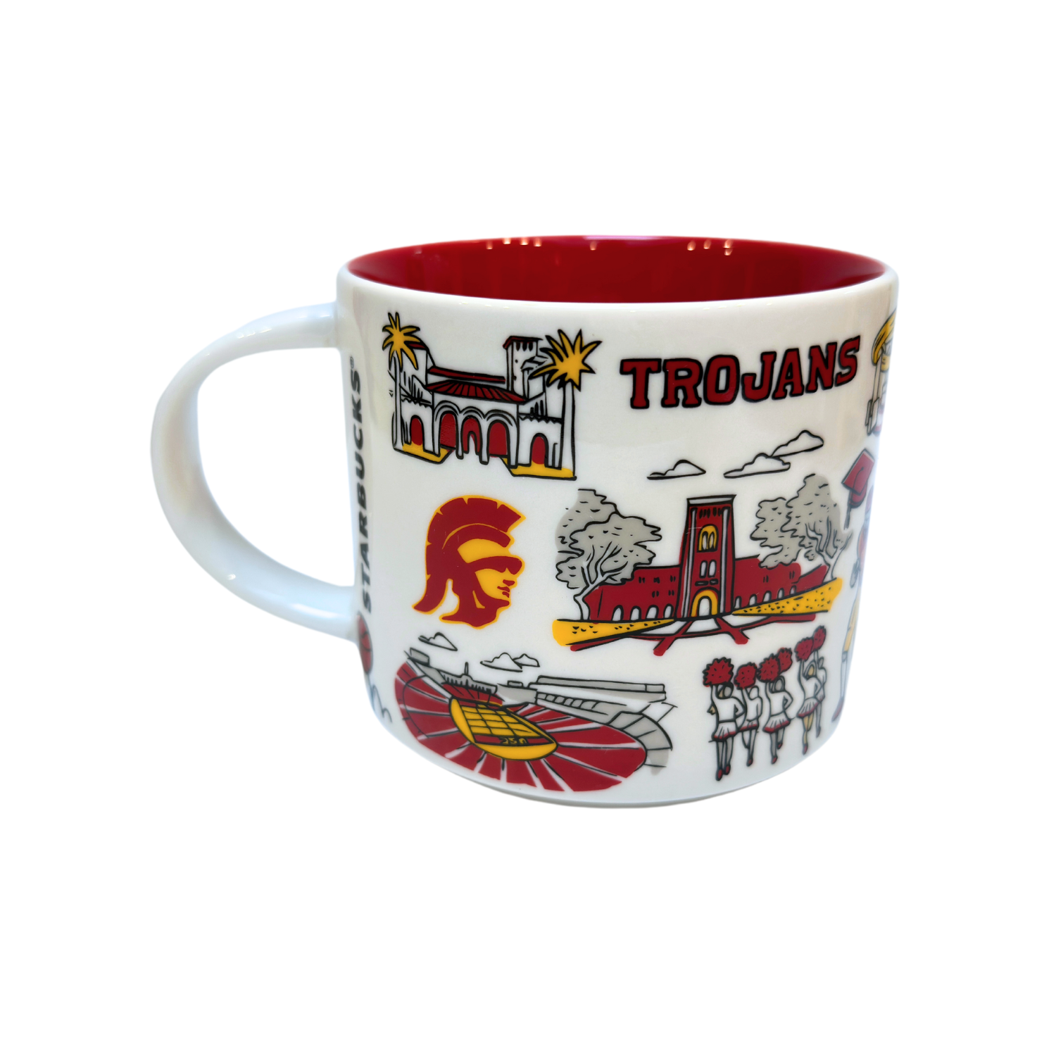 Starbucks Been There Series Campus Collection University of Southern California Ceramic Mug, 14 Oz
