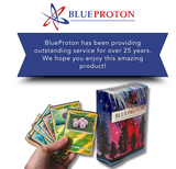 Exclusive Ultra Triple Booster Bundle | Includes 3 Booster Packs | 1 Bonus Ultra Rare | BlueProton Deck Box compatible with trading cards