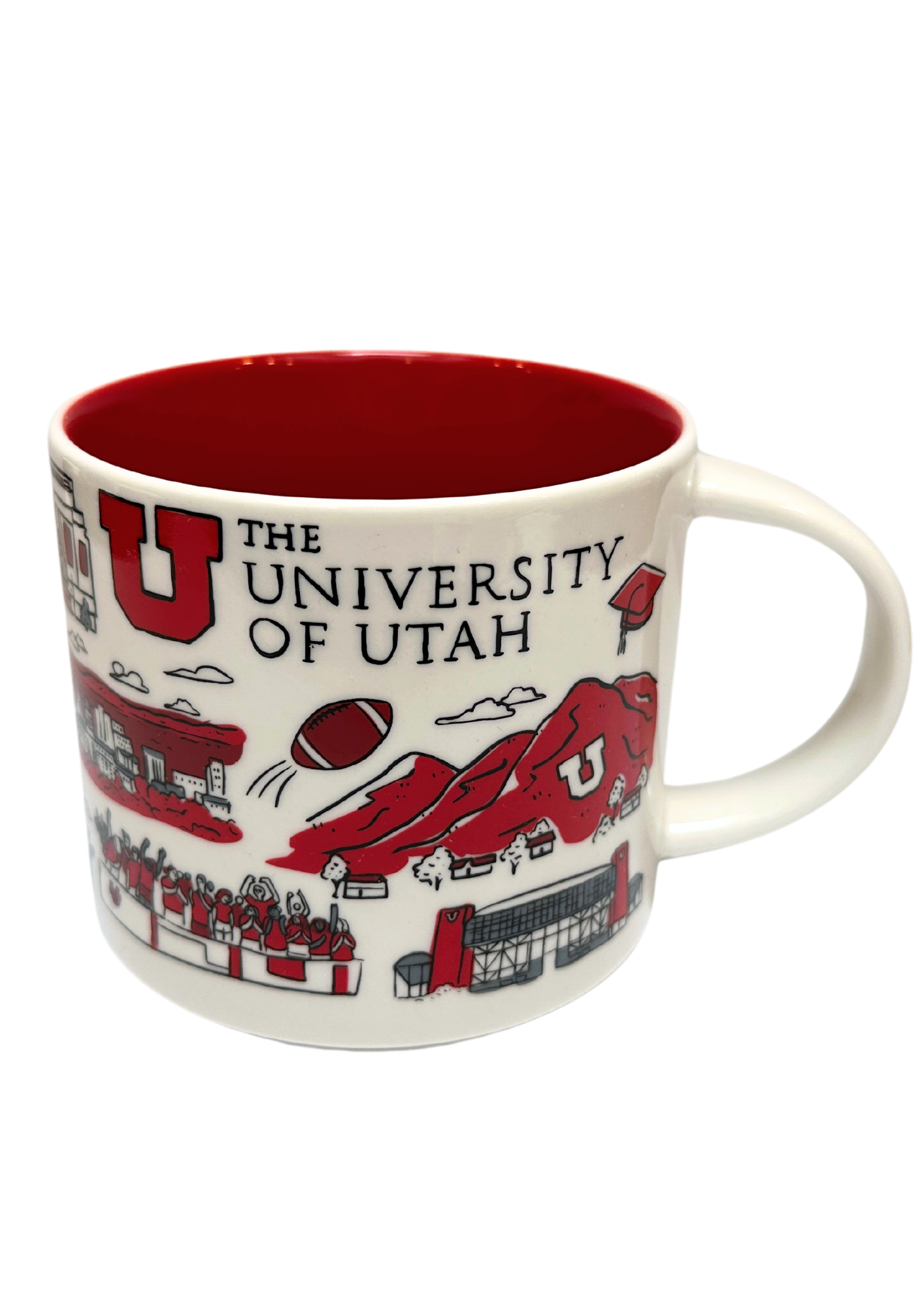 Starbucks Been There Series Campus Collection The University of Utah Ceramic Mug, 14 Oz