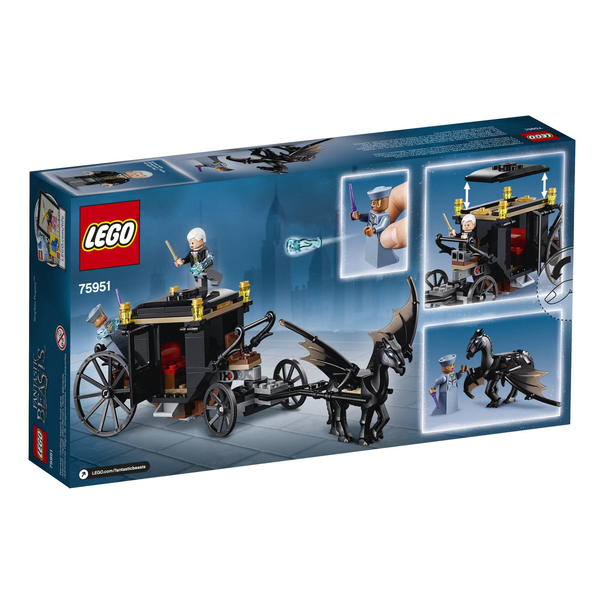LEGO Harry Potter Grindelwalds Escape 75951 Building Kit (132 Piece), Multicolor (Like New, Open Box)