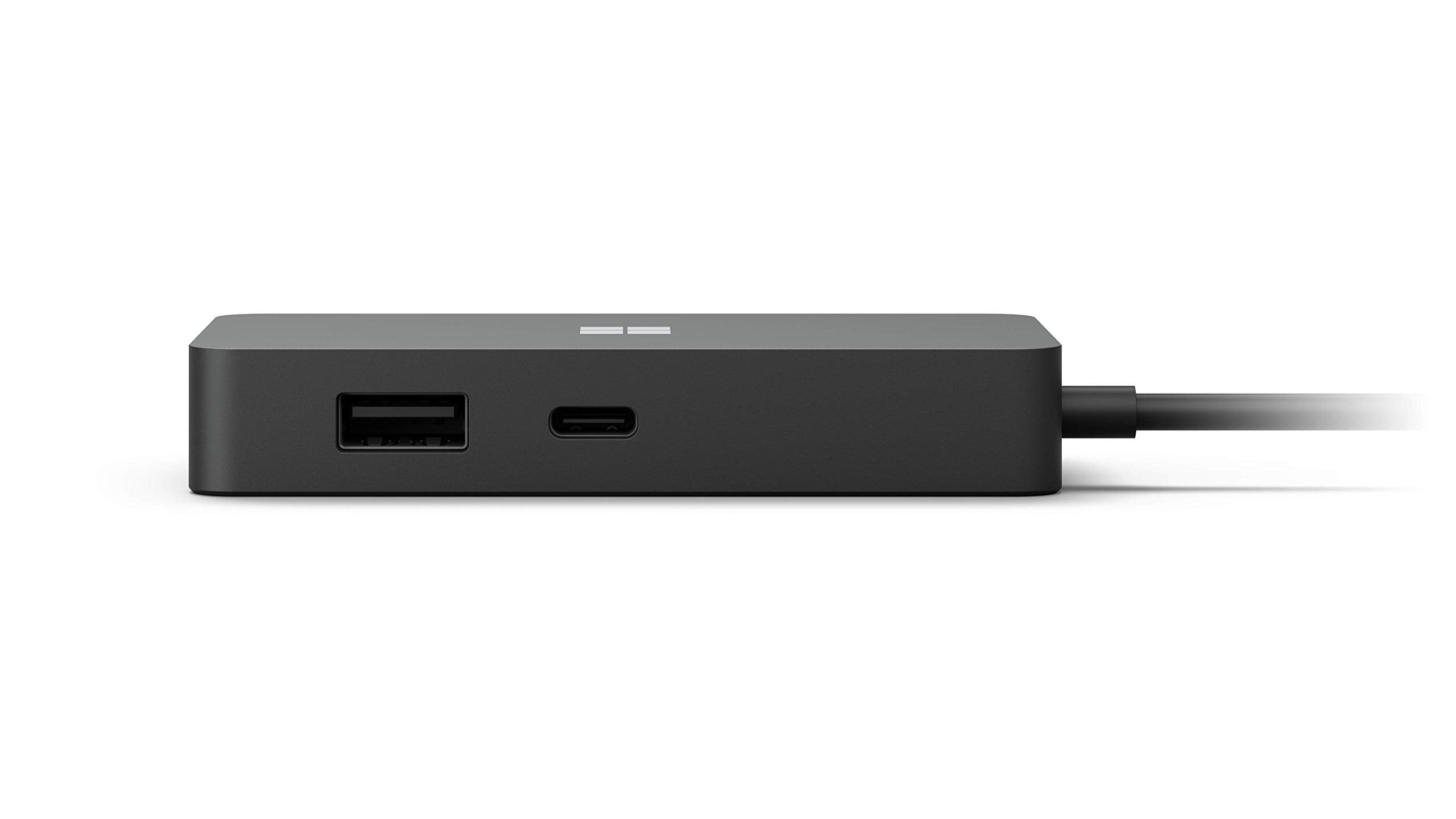 Microsoft USB-C Travel Hub - Multiport Adapter with VGA, USB, Ethernet, HDMI Ports. Compatible with USB-C Laptops/PCs