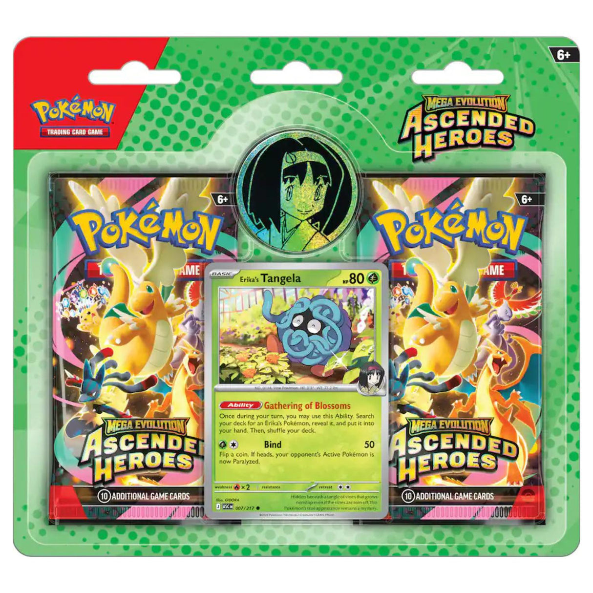 Pokemon ME2.5 Ascended Heroes 2-Pack Blister | Erika