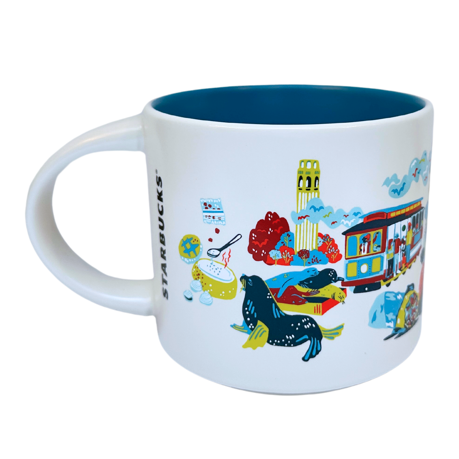 Starbucks Discovery Series San Francisco Ceramic Mug, 14 Oz