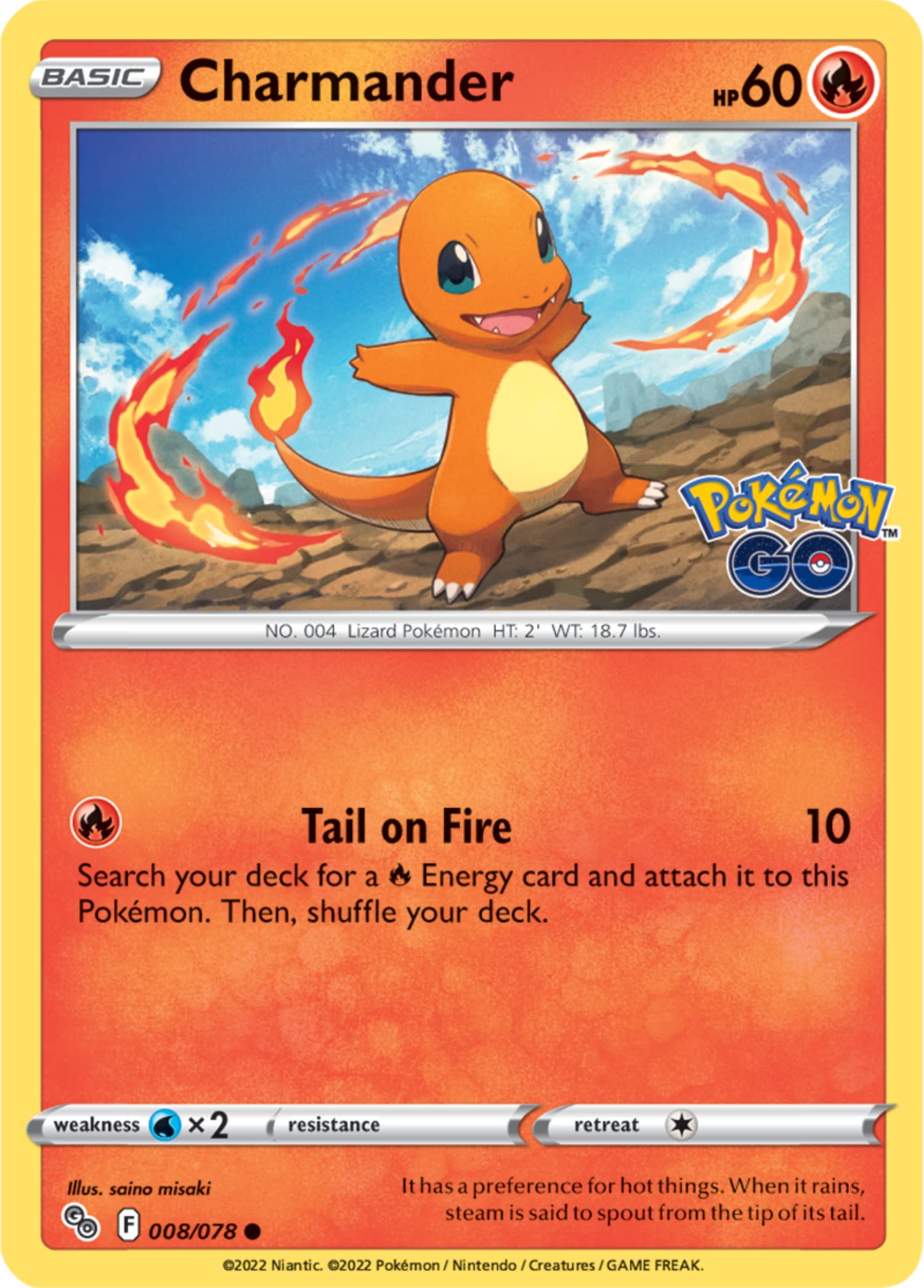 Pokemon TCG: Pokemon Go Pin Collection - Charmander