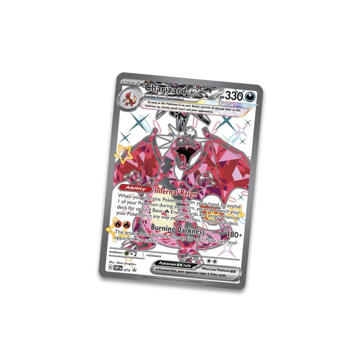 Pokemon Scarlet & Violet Paldean Fates Tin | Shiny Charizard ex