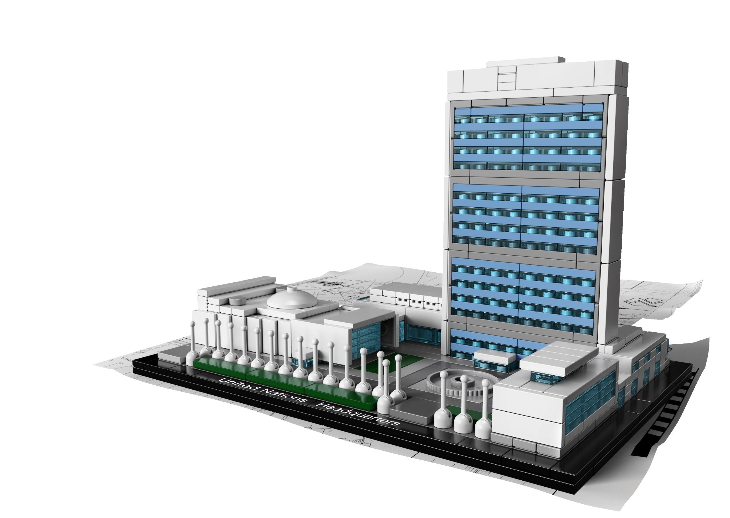 LEGO Architecture United Nations Headquarters 21018