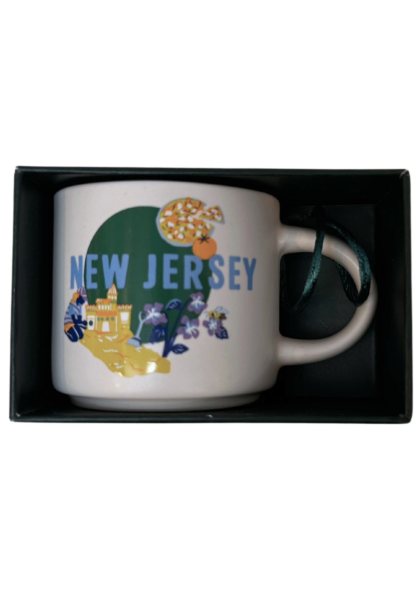 Starbucks Discovery Series New Jersey Ceramic Demitasse Ornament Mug, 2 Oz