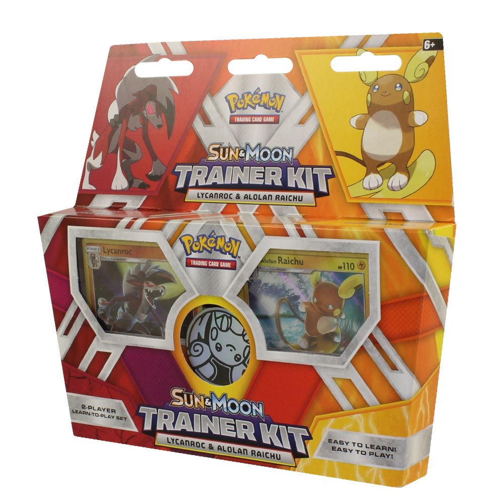 Pokémon TCG: Sun & Moon Trainer Kit Lycanroc & Alolan Raichu Card Game