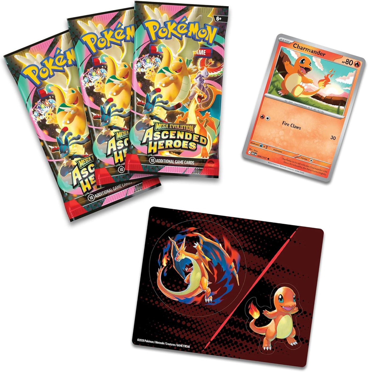 Pokemon ME2.5 Ascended Heroes Tech Sticker Collections | Charmander and Gastly (One of Each)