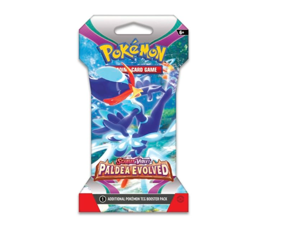 Pokemon Scarlet & Violet Paldea Evolved | 5 Sleeved Boosters Packs (Artwork Pack)