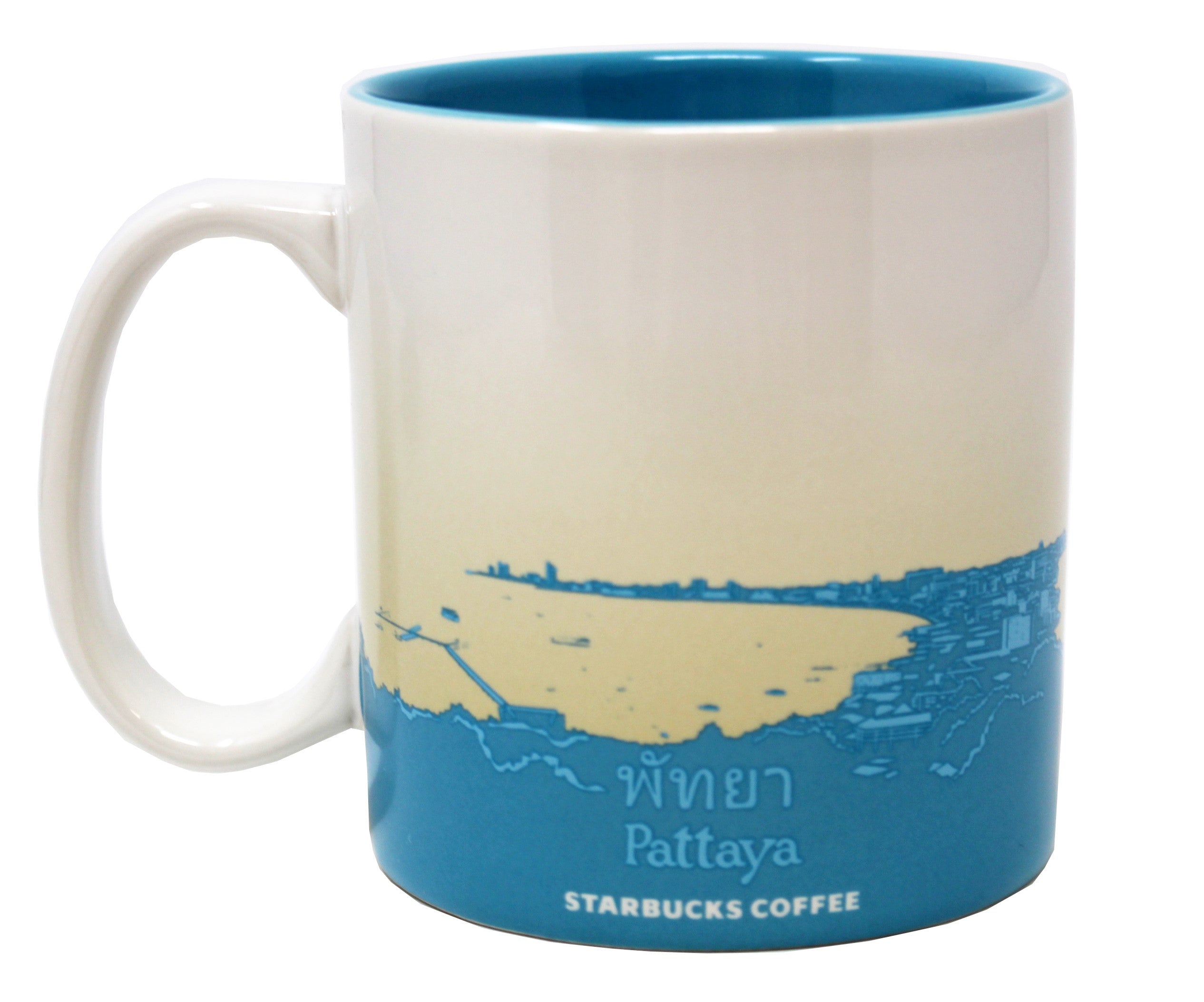 Starbucks Global Icon Series Pattaya Ceramic Mug, 16 Oz