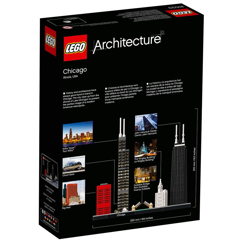 LEGO Architecture Chicago 21033 (Open Box,Like New)
