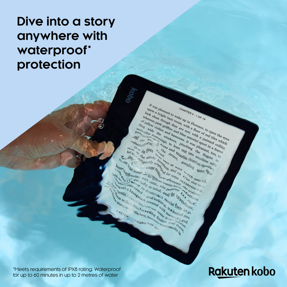 Kobo Libra 2 eReader | 7" Waterproof eInk Touchscreen | Glare-Free | Adjustable Brightness | WIFI | 32GB (Certified Refurbished)