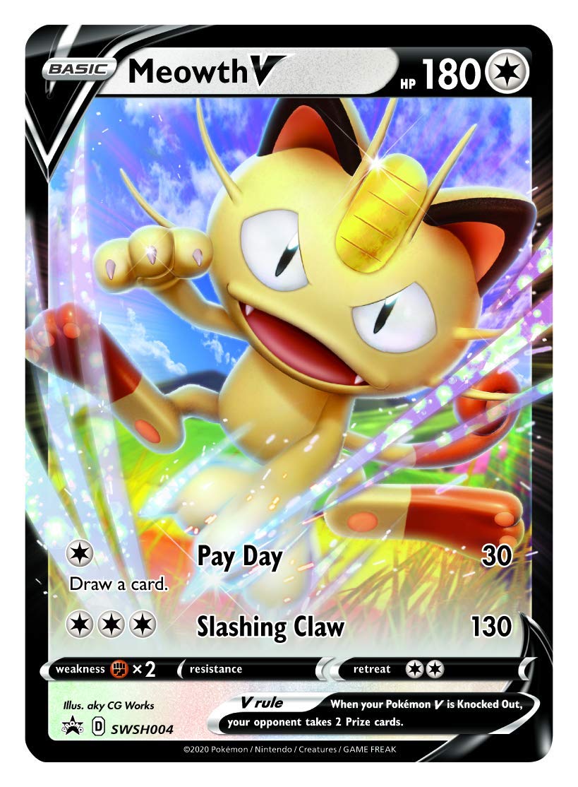 Pokemon POK80412 TCG: Meowth VMAX Box