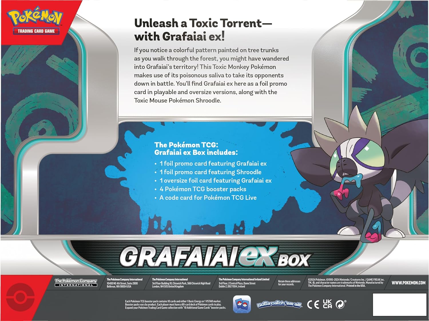 Pokemon Grafaiai ex Premium Box