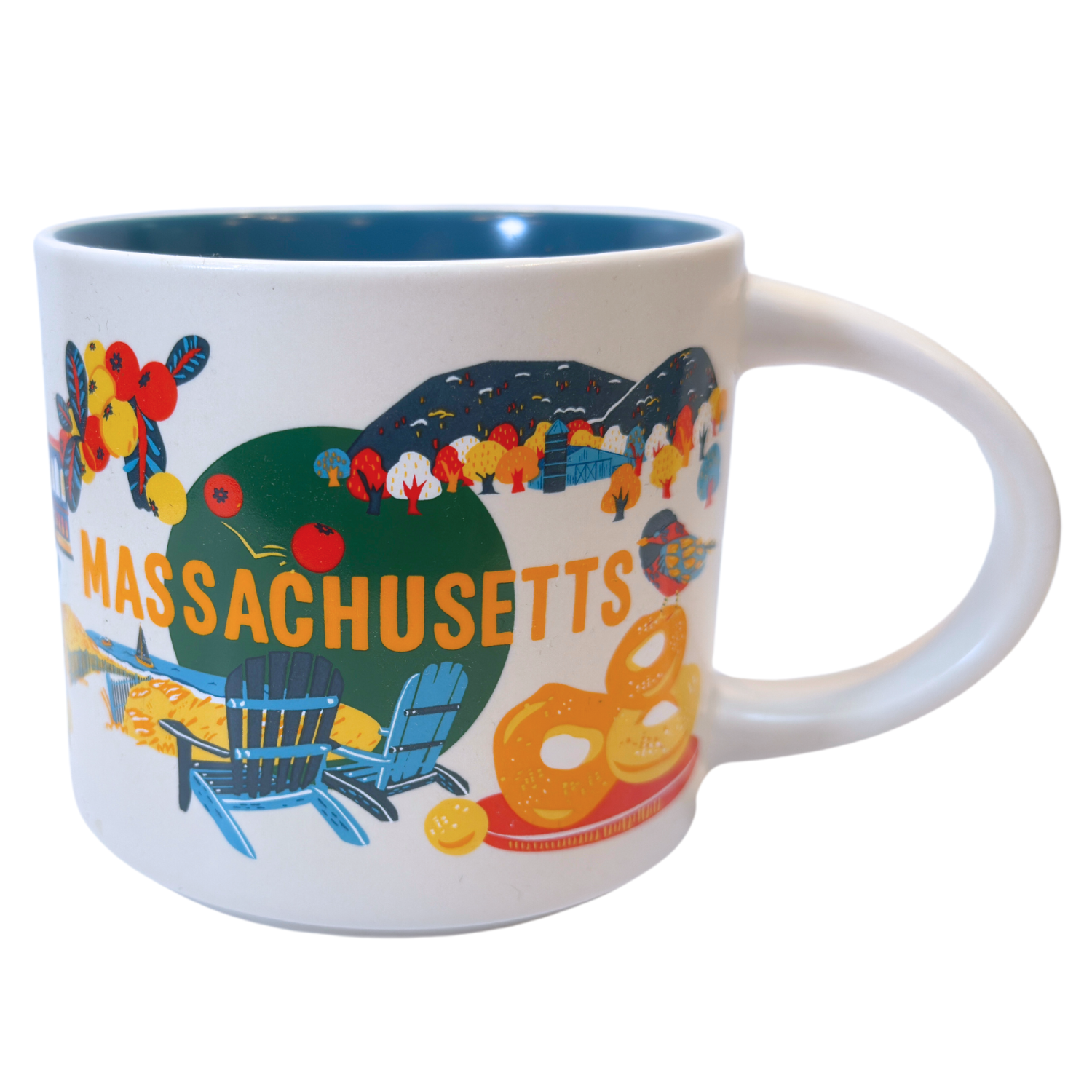 Starbucks Discovery Series Massachusetts Ceramic Mug, 14 Oz