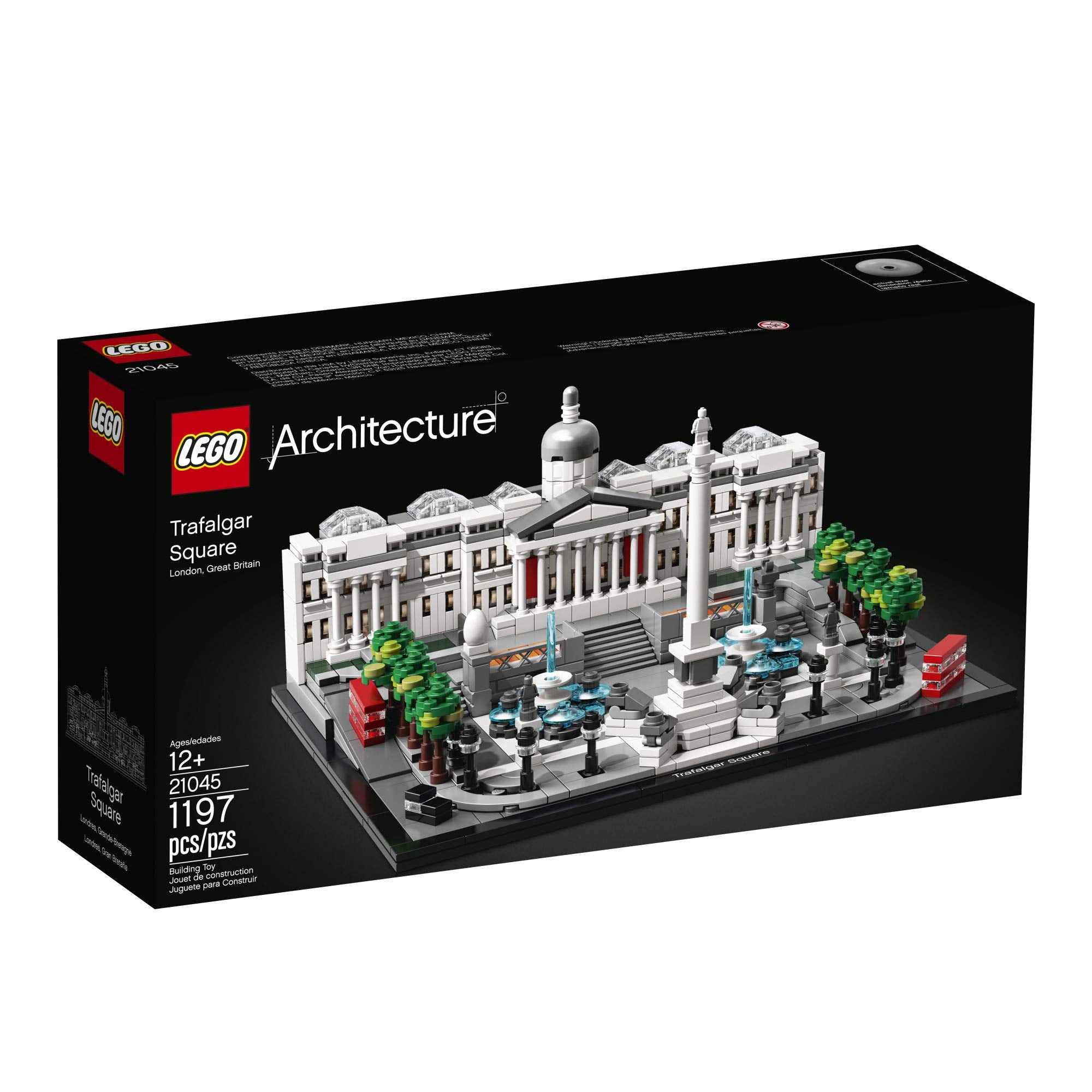LEGO Architecture 21045 Trafalgar Square Building Kit, New 2019 (1197 Pieces)
