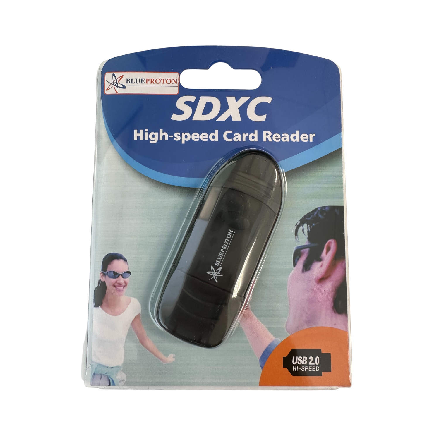 BlueProton USB 2.0 SDHC/SDXC Card Reader Writer (Black)