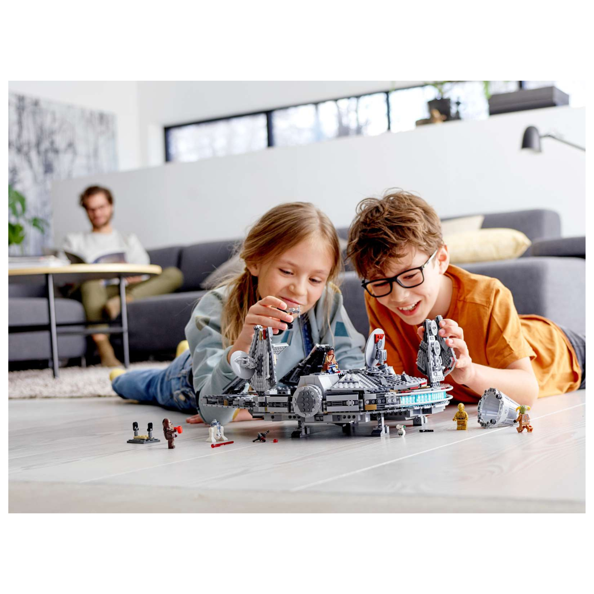 LEGO Star Wars Millennium Falcon 75257 Building Kit (1353 Pieces)