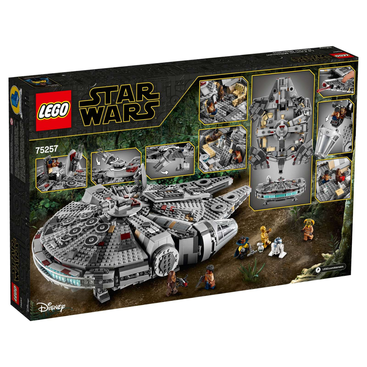 LEGO Star Wars Millennium Falcon 75257 Building Kit (1353 Pieces)