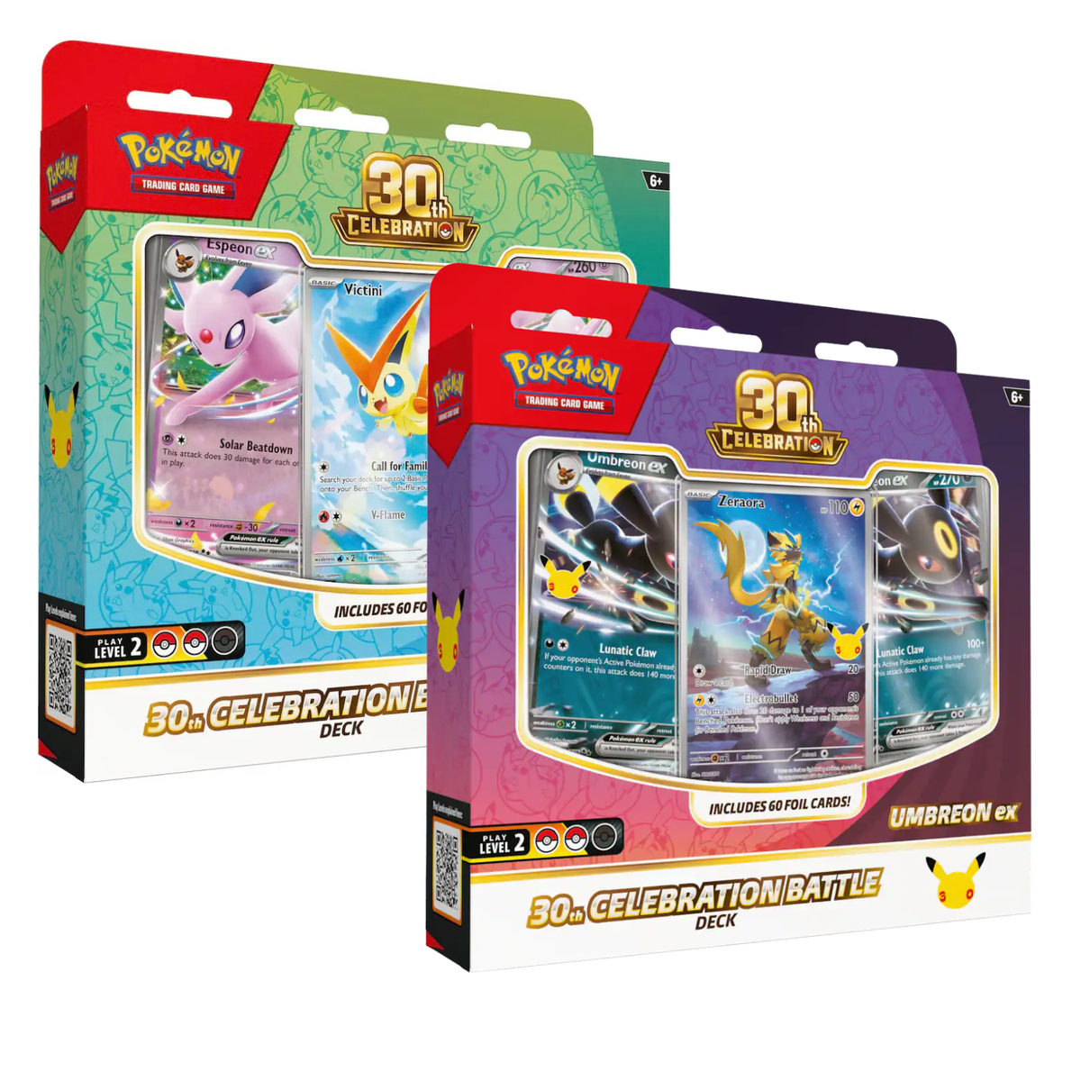 Pokémon 30th Celebration Battle Deck | Espeon & Umbreon