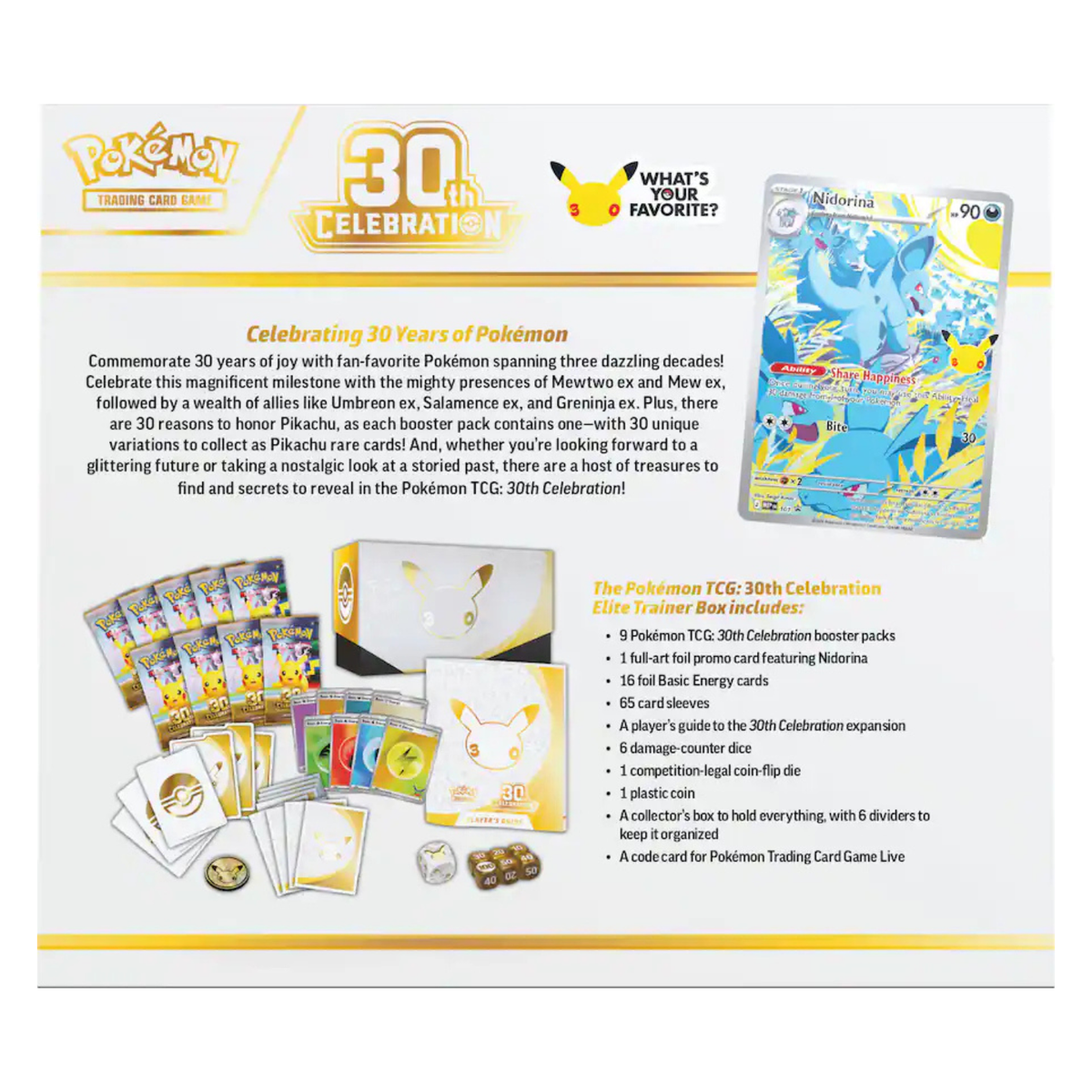 Pokemon 30th Celebration Elite Trainer Boxes (2-Pack)