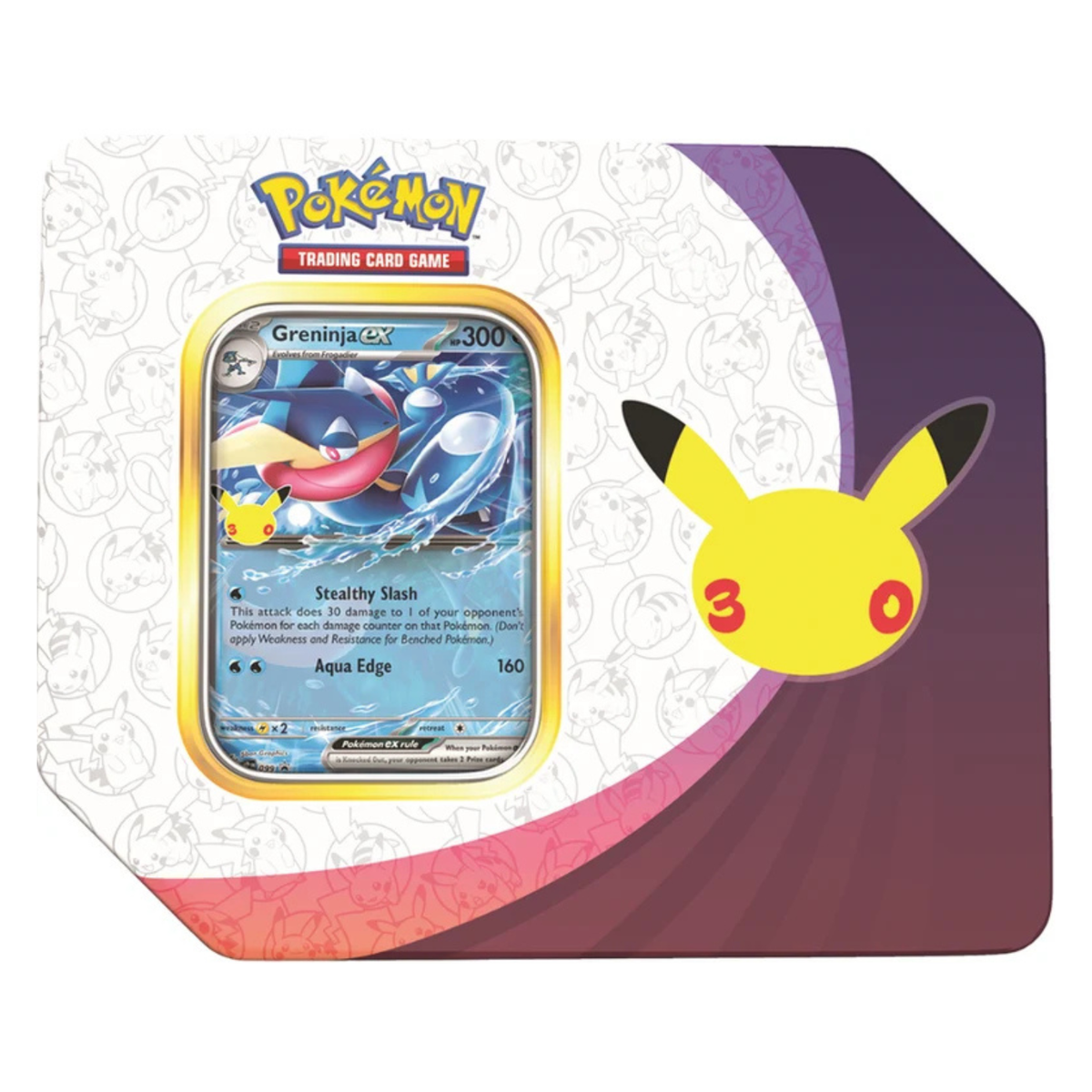Pokemon 30th Celebration Greninja ex Tin