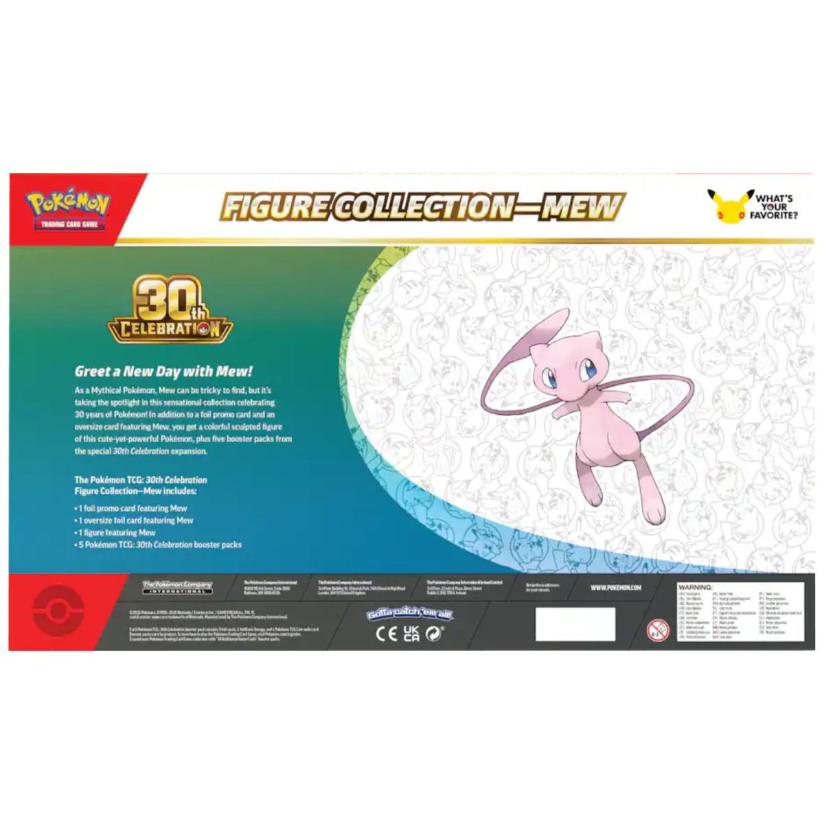 Pokemon 30th Celebration Figure Collection | Mew